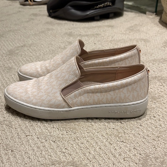 Michael Kors Pink and White Slip-On Sneakers - Picture 4 of 4
